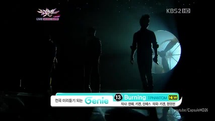 (hd) Phantom - Burning ~ Music Bank (24.08.2012)
