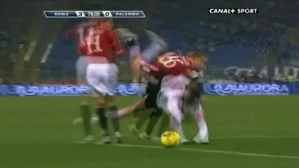 As Roma - Palermo 4:1 13 02 2010