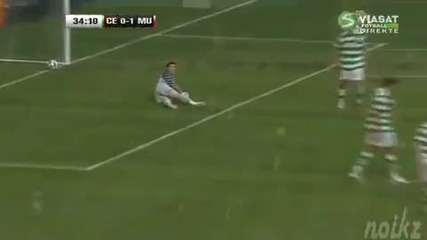 Dimitar Berbatov Goal - Celtic v Manchester United Pre Season - Toronto - 16 07 2010 