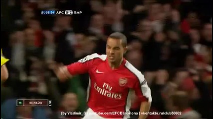 Arsenal - Barcelona (2 - 2) 31.03.2010 Арсенал - Барселона 2:2 Обзор 