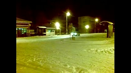 Трабант Дрифт на сняг 