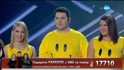 Трио Paradise - X Factor Live (10.11.2015)