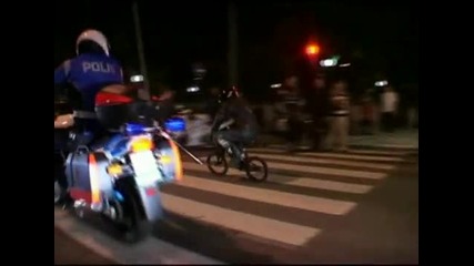 Ghost Rider vs Police Relax Gsx R