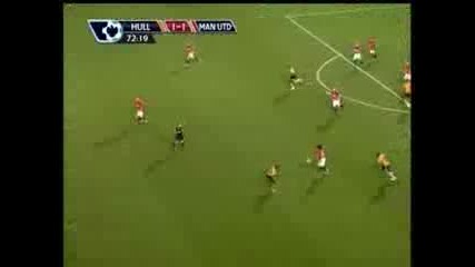 Бербатов гол - щур коментатор Hull City 1 - 3 Man. United 