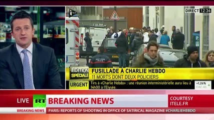 Терористична атака в редакцията на сатирично издание в Париж