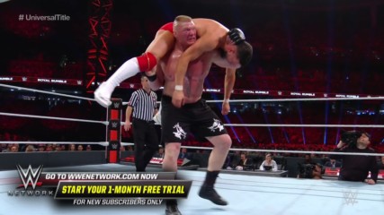 Finn Bálor DDTs Brock Lesnar in a furious start to their Universal Title Match: Royal Rumble 2019 (WWE Network Exclusiv