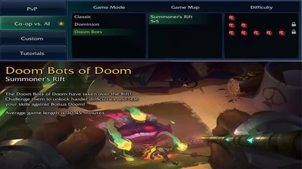 League Of Legends News Pbe: игрови мод - Doom Bots of Doom