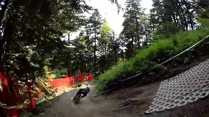 Riding at Borovets bike park