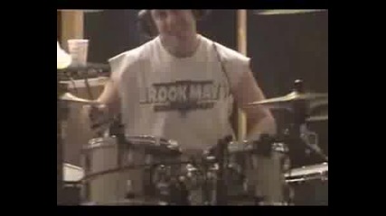 Mike Mangini Recording With Annihilator