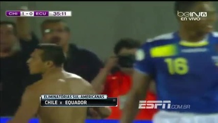 Чили - Еквадор 2:1