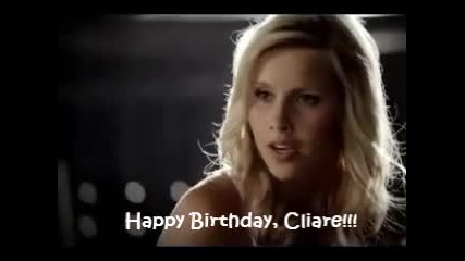 Happy Birthday, Cliare Holt !!!
