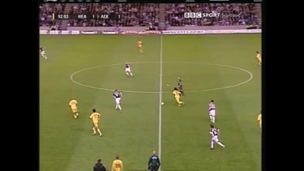 2006 Hearts (scotland) 1-aek Athens (greece) 2 champions League