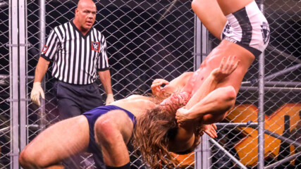 Matt Riddle vs. Timothy Thatcher – Fight Pit with Kurt Angle as special guest referee: WWE NXT, May 27, 2020
