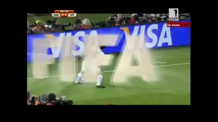 Южна Африка - Уругвай 16.06.2010 второ полувреме част 1