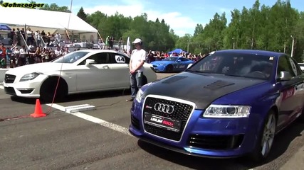 Audi Rs6 Gorilla vs Mercedes Benz Cls63 Amg Gorilla