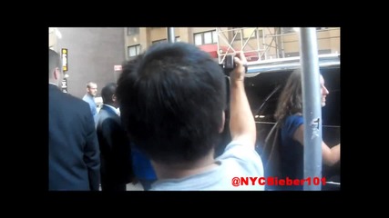 Justin and Selena leaving their hotel 6_30_2011