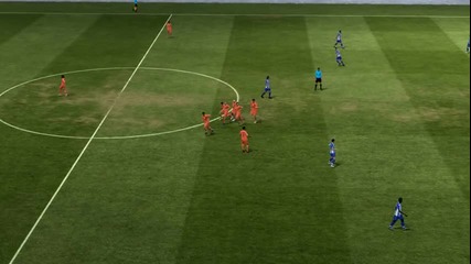 Fifa 11 Яко прехвърлящо голче на David Villa - режим онлайн