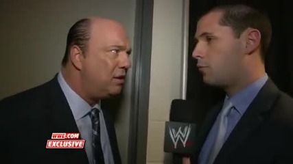 W W E.com - Paul Heyman Addresses Brock Lesnars Royal Rumble 2014 Victory Over Big Show