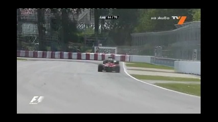 Шумахер удря Маса - Ф1 Канада 2010 