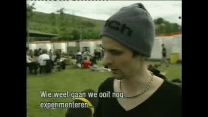 Muse - Interview Pinkpop 2002 [part 1]