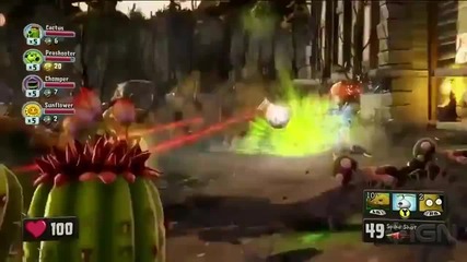 Plants vs. Zombies- Garden Warfare Gameplay - E3 2013 Ea Conference