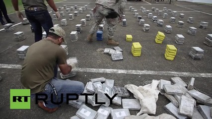 Panama: Navy seizes 1.9 tonnes of drugs off Panama's coast