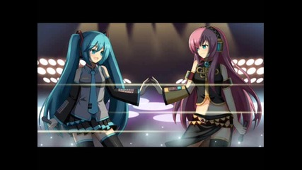 Megurine Luka and Hatsune Miku