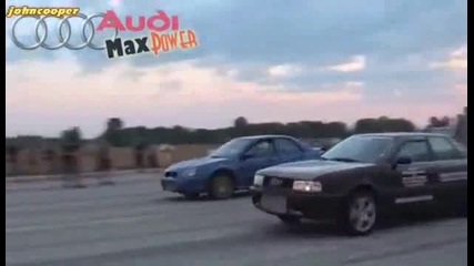 Audi 80 Quattro Turbo vs Subaru Impreza Wrx Sti