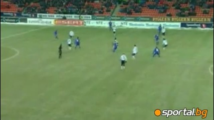 1.12.2010 Розенборг - Байер (леверкузен) 0 : 1 Мач от Групите на Лига Европа 