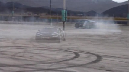 Audi R8 burnout @ Grobnik Auto Track Day