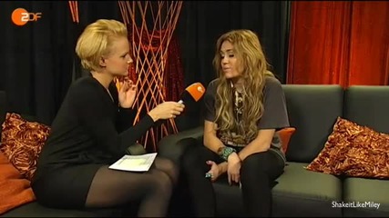 Miley Cyrus Interview @ Z D F 