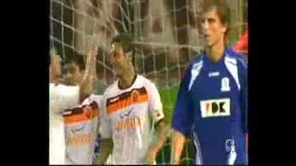 Gent vs Roma 1 - 7 League Europa (06.08.09)