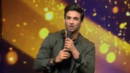 Sushant Singh Rajput и Kriti Sanon в Saregamapa Lil Champs