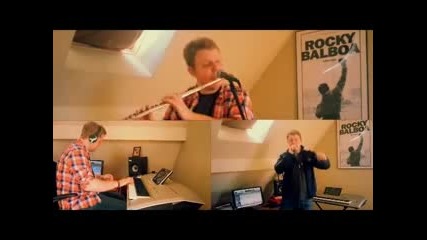 Ac / dc Thunderstruck ( flute beatbox cover )