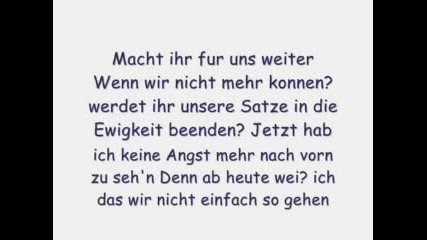 Tokio Hotel - Wir Sterben Niemals Aus(s Text