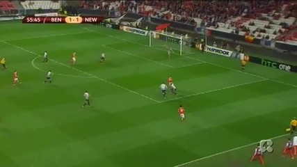 04.04.2013 Benfica - Newcastle 3 - 1