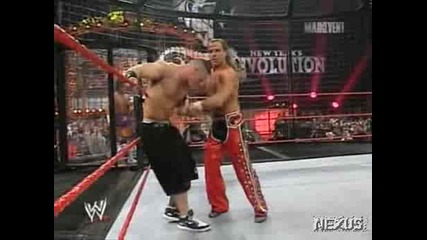 WWE Elimination Chamber IV - New Years Revolution 2006 **HQ** (Част 1) - Kane/Michaels/Masters/Carlito/Cena/Angle
