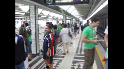 Беройци в метрото на Виена