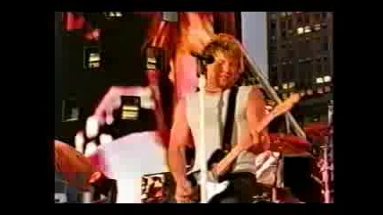 Bon Jovi Bounce Live Nfl Kickoff Times Square, New York September 2002 