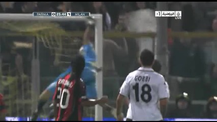 Parma 0 - 1 Ac Milan - Pirlo Goal (02.10.2010) 