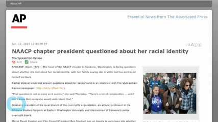 NAACP Chapter President Questioned About Her Racial Identity