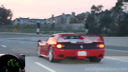 Ferrari F50 Shooting Flames - Preview Video 