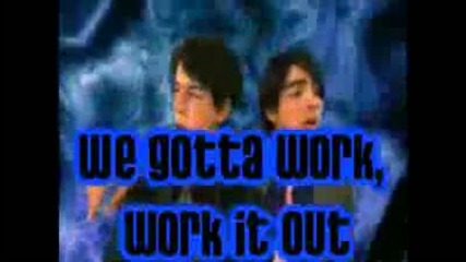 Jonas Brothers - We got to it work out lyrics 