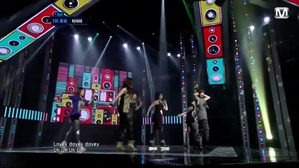 T - Ara with Co - Ed - Intro + Lovey - Dovey ( 19-01-2012 Mnetjapan M!countdown )