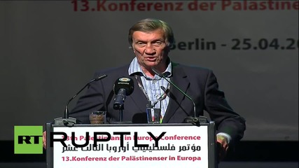 Germany: Lord Hugh Dykes slams Israeli leaders at Palestinians in Europe Conference