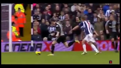 Уникалният гол на Gareth Bale срещу Уест Бромич ( 03.02.2013)