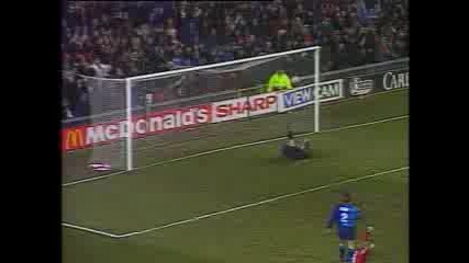 Eric Kantona Gerat Goal Vs Arsenal