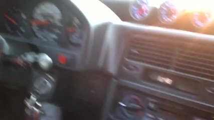 Honda Crx Turbo B16 T-rex Onboard