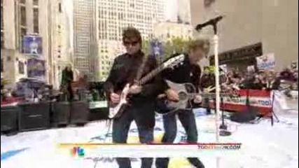 Bon Jovi Who Says You Can T Go Home Live The Today Show November 11, 2009 