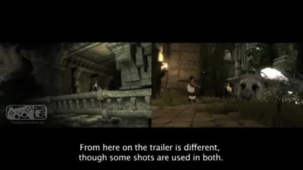 The Last Guardian Trailer Comparison Ps3